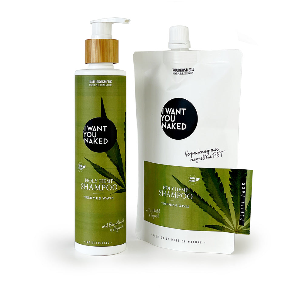 Shampoo VOLUME & WAVES Holy Hemp - Refill (6919630618783)